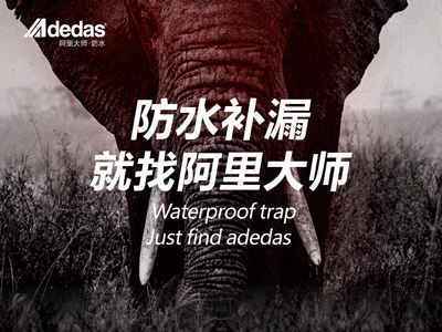 ADEDAS|“阿里大師，大師補(bǔ)漏”——阿里防水品牌名片